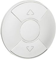 Лицевая панель Legrand Celiane для 2-кл. выключателя жалюзи белый картинка